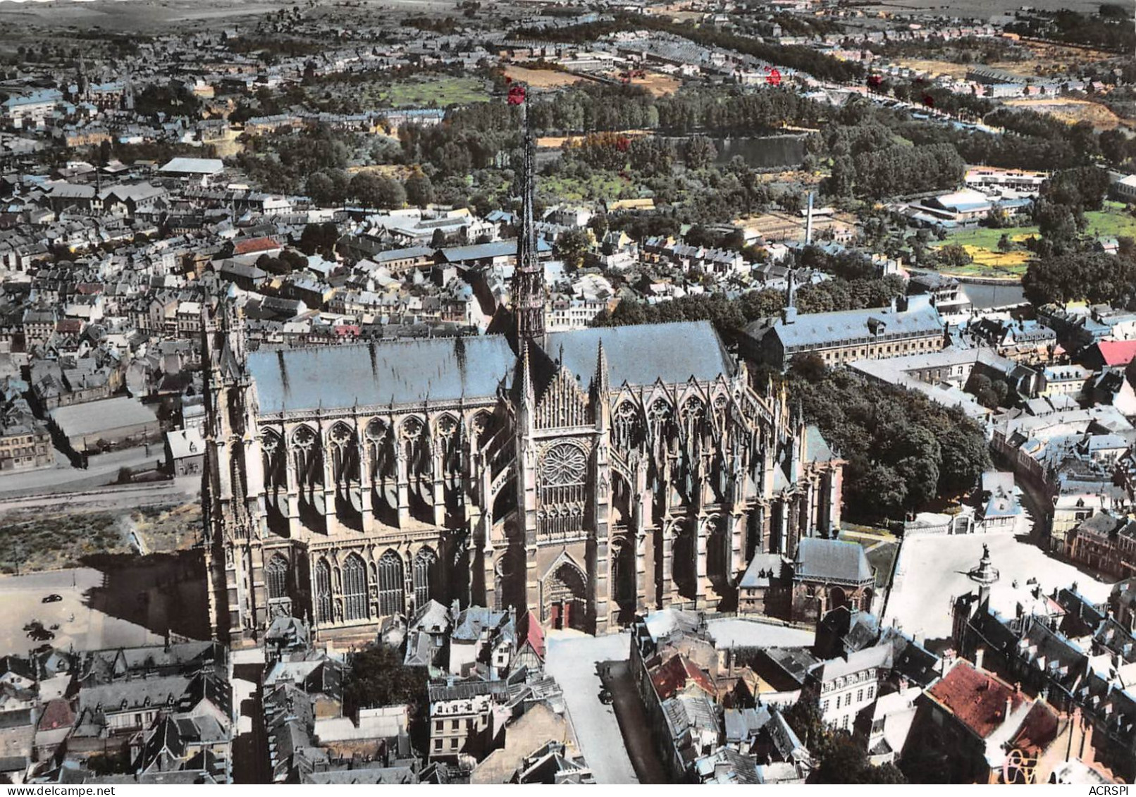 AMIENS La Cathedrale Vue Aerienne 1(scan Recto-verso) MA2169 - Amiens