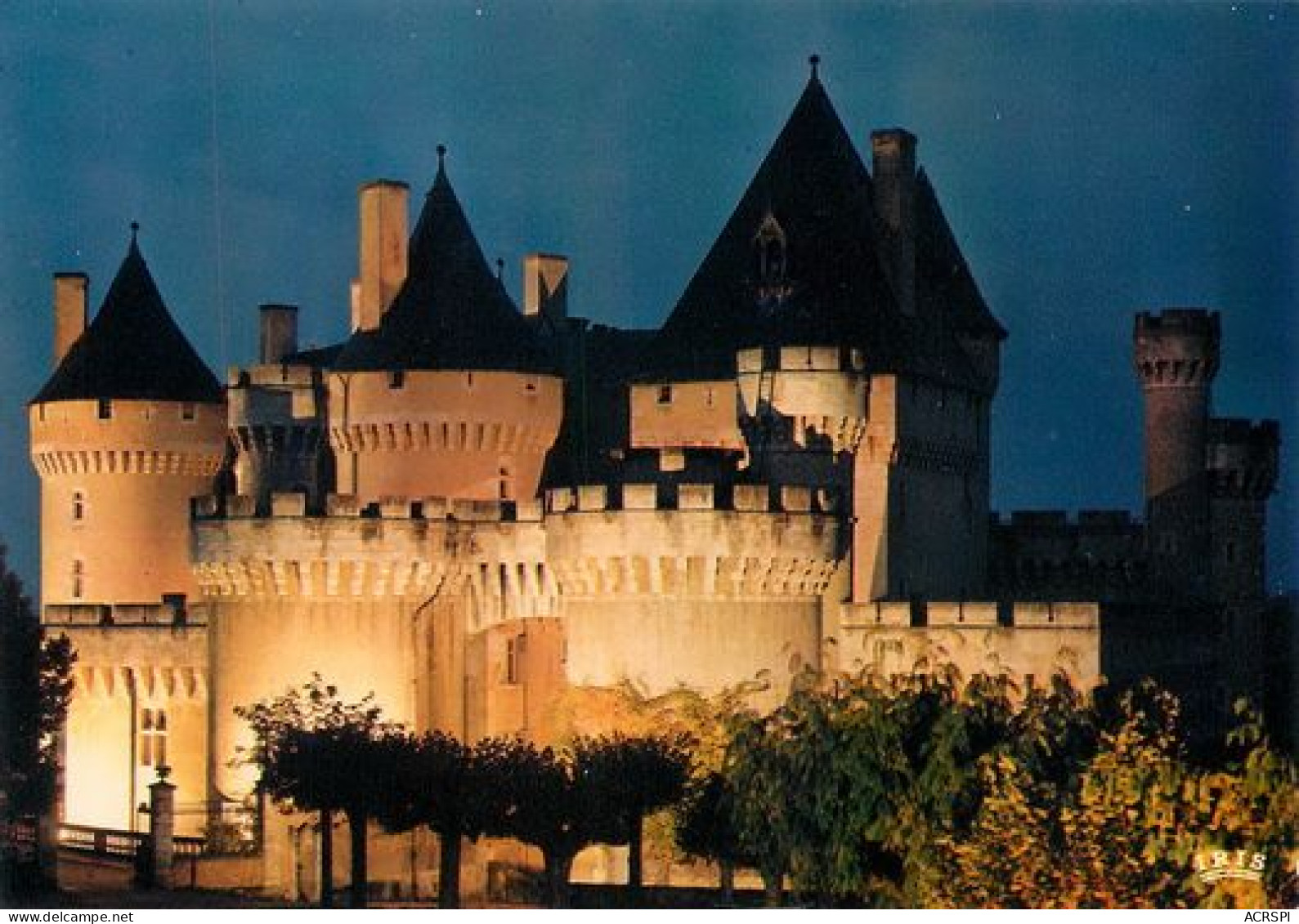 ARGENTON Sur CREUSE  Chateau De Chabenet  La Nuit  15   (scan Recto-verso)MA2168Ter - Le Blanc