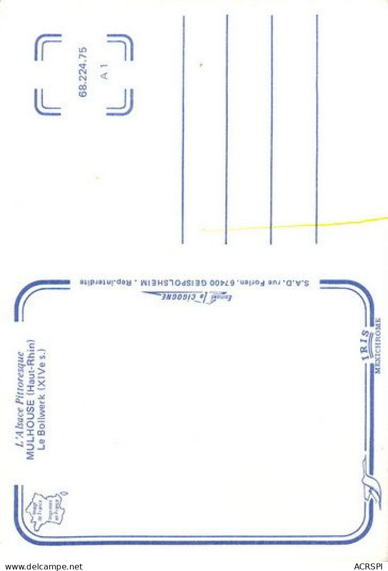 MULHOUSE Le Bollwerk  14   (scan Recto-verso)MA2184Ter - Mulhouse