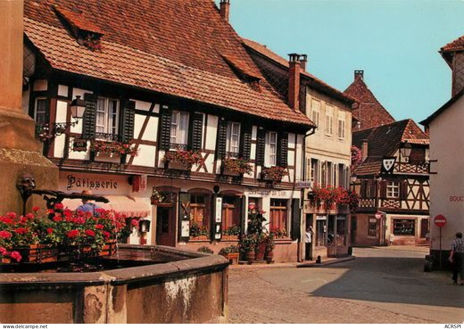 RIBEAUVILLE Fontaine Et Maison  16   (scan Recto-verso)MA2184Ter - Ribeauvillé