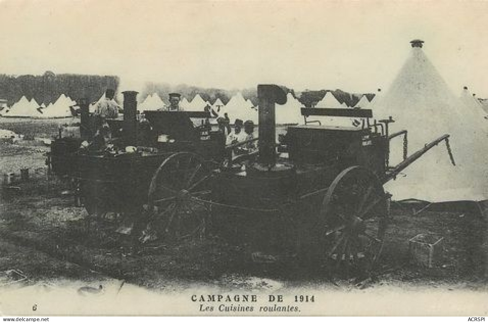 Les Cuisines Roulantes 1914 MOURMELON Châlons-en-Champagne  19   (scan Recto-verso)MA2184Bis - Camp De Châlons - Mourmelon