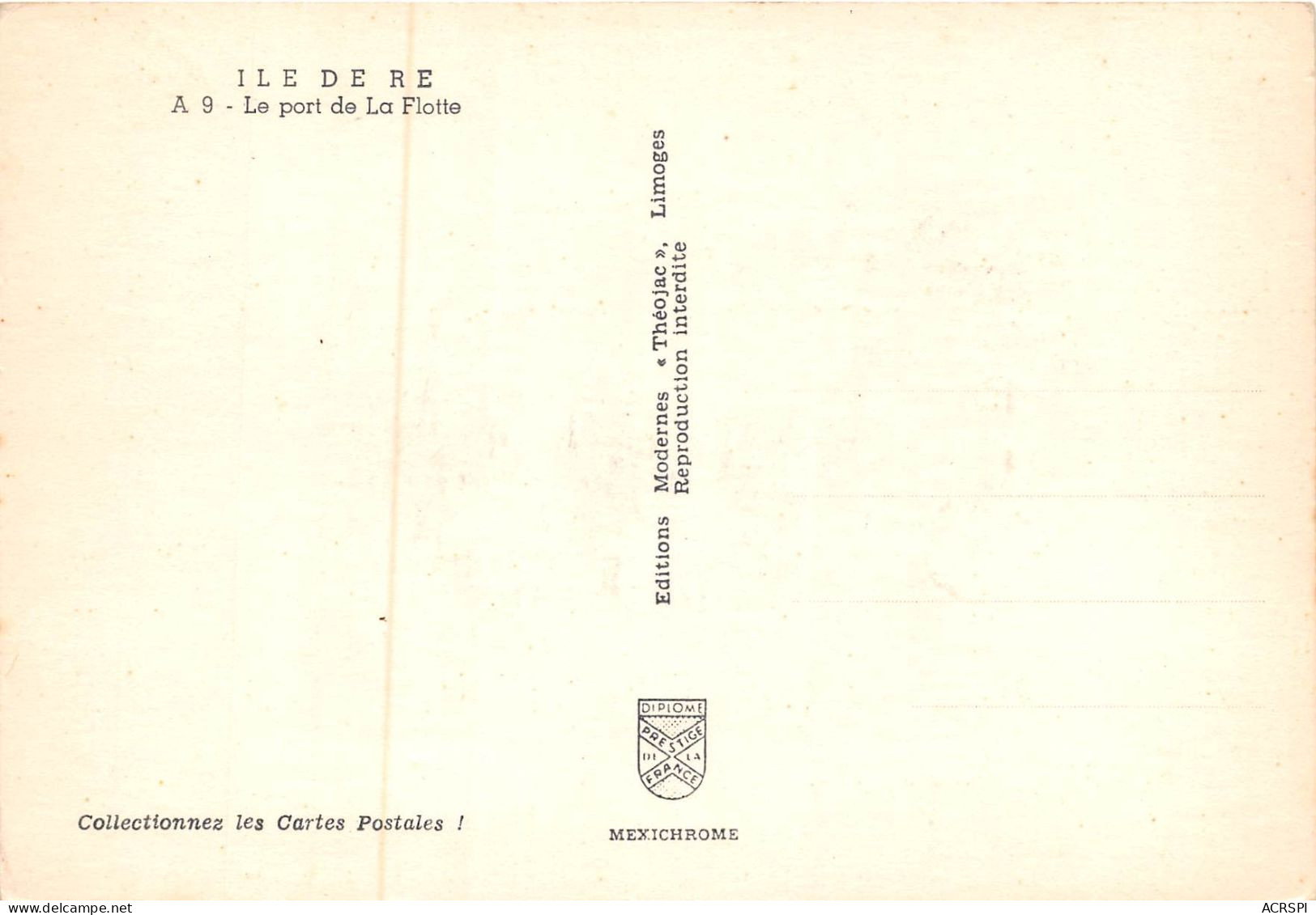 ILE DE RE Le Port De La Flotte 27(scan Recto-verso) MA2184 - Ile De Ré
