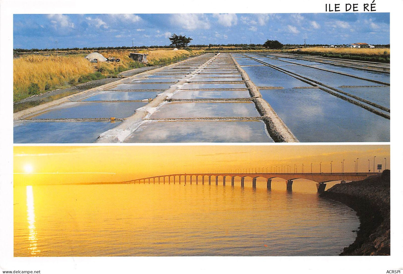 ILE DE RE Les Marais Salants Pont Au Cocuhant 28(scan Recto-verso) MA2184 - Ile De Ré