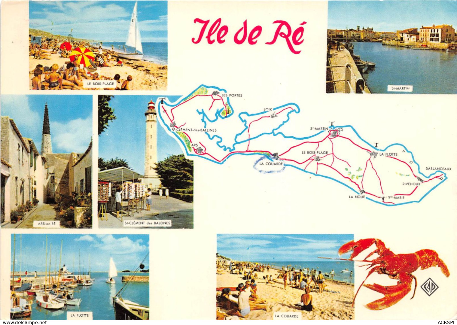 ILE DE RE 15(scan Recto-verso) MA2184 - Ile De Ré