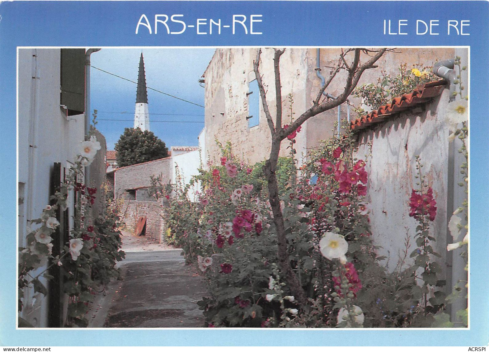 ILE DE RE Ars En Re Le Clocher De L Eglise Saint Etienne 8(scan Recto-verso) MA2184 - Ile De Ré