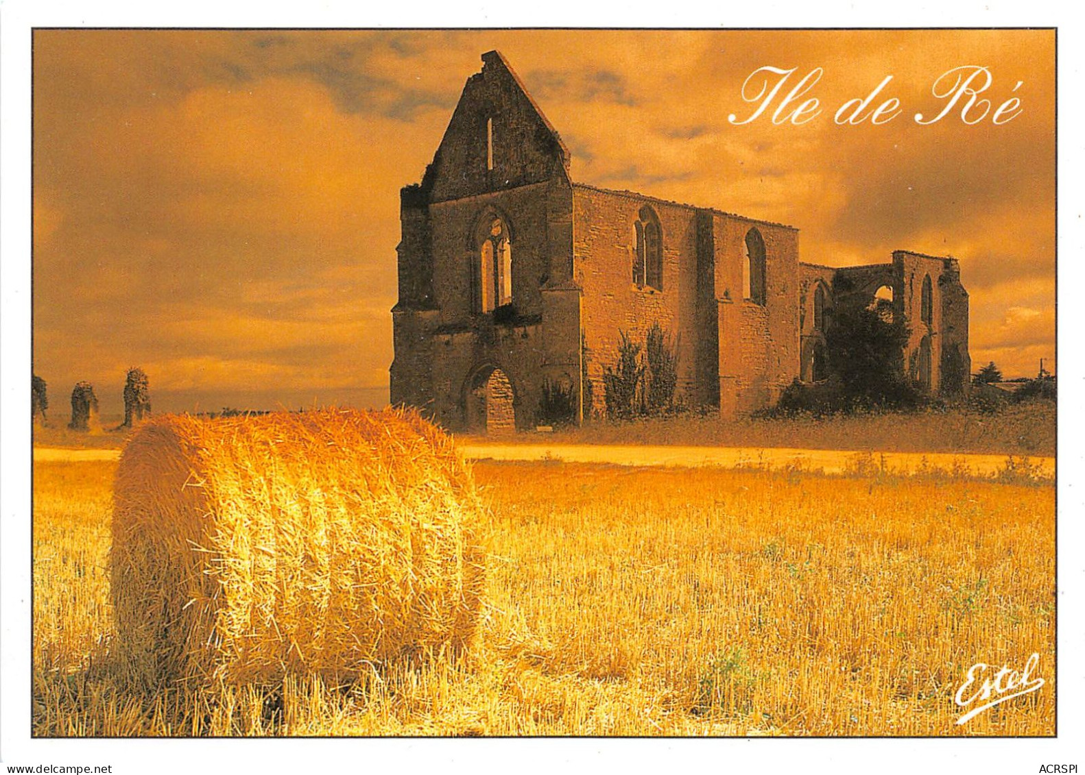 ILE DE RE Les Vestiges De L Abbaye Cistercienne Saint Laurent Ruinee En 1623 17(scan Recto-verso) MA2183 - Ile De Ré