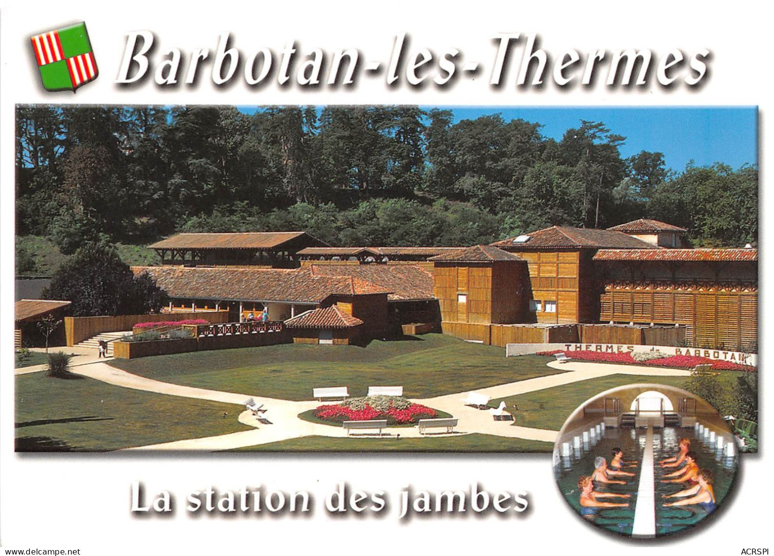 BARBOTAN Les Thermes La Station Des Jambes CAZAUBON 17(scan Recto-verso) MA2179 - Barbotan