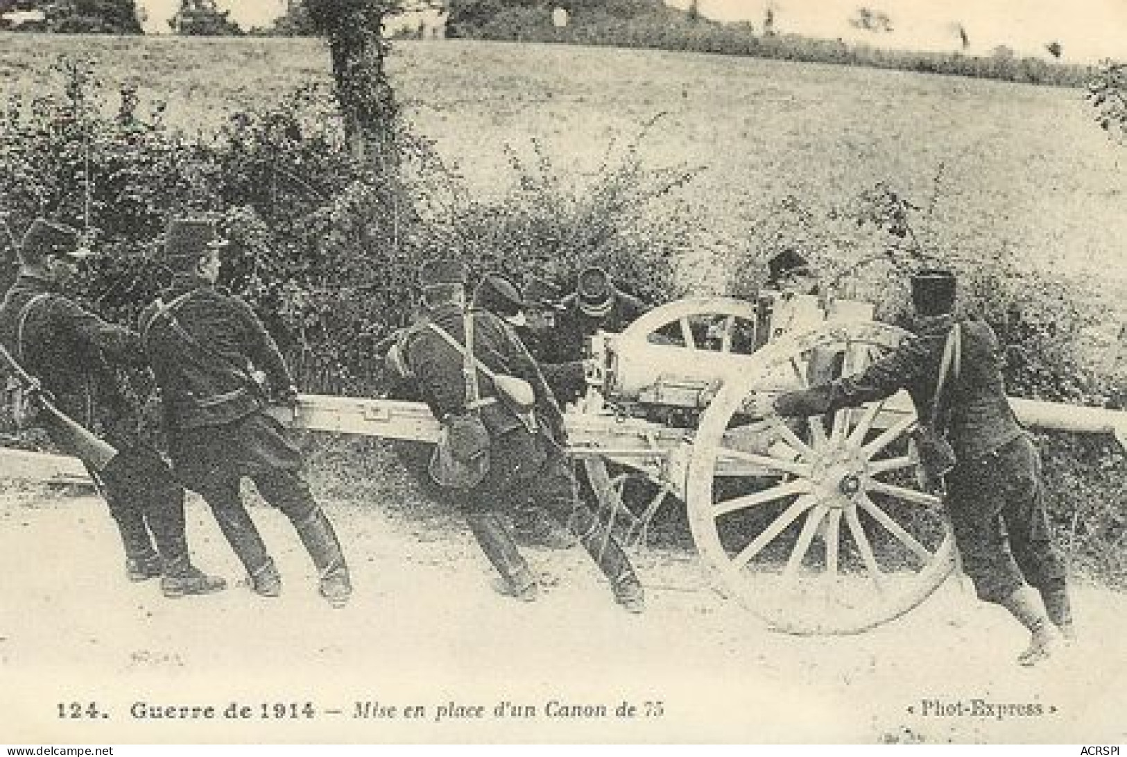 Canon De 75 Militaria   37 (scan Recto-verso)MA2178Ter - Weltkrieg 1914-18