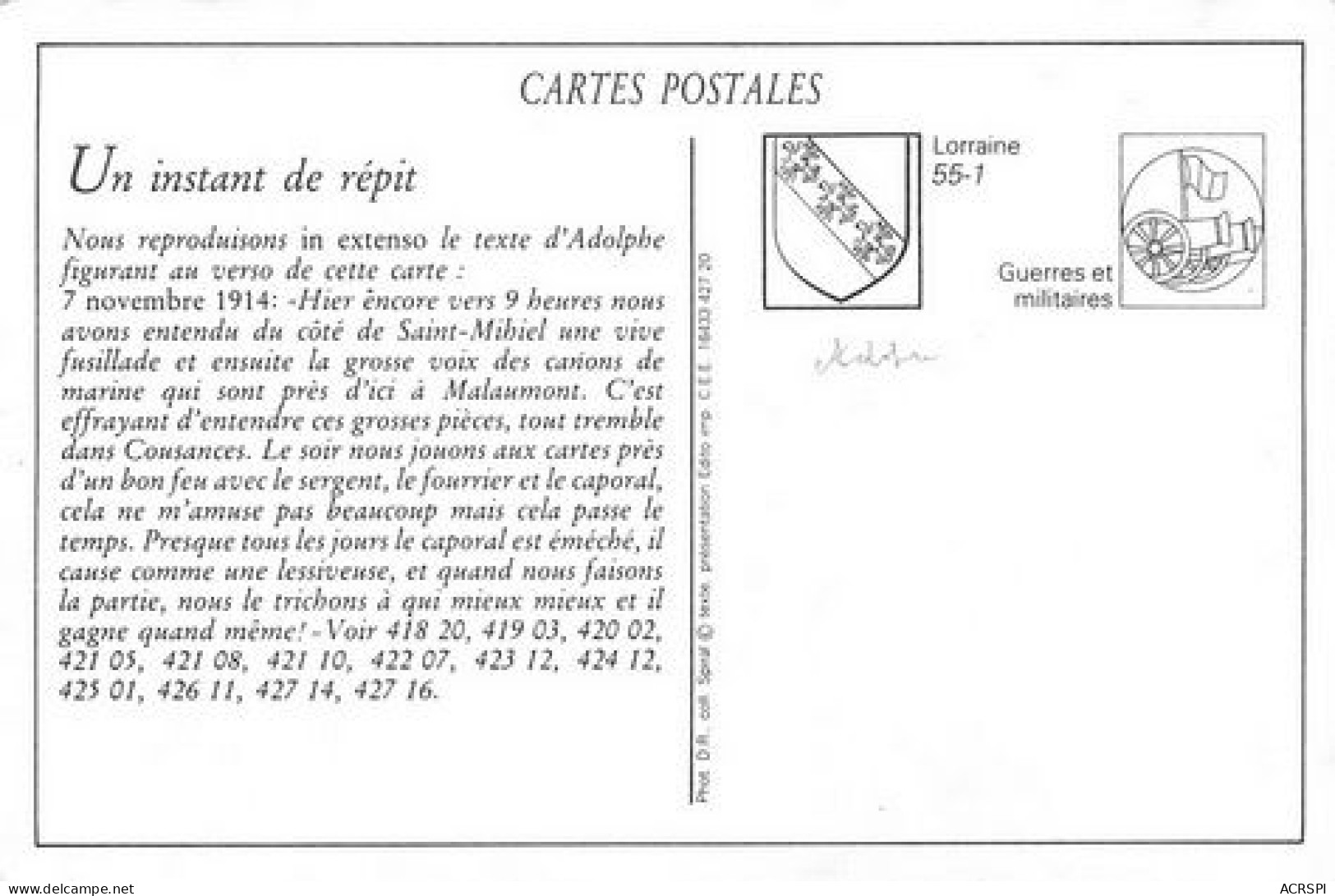 Canon De 75 Militaria   37 (scan Recto-verso)MA2178Ter - Weltkrieg 1914-18