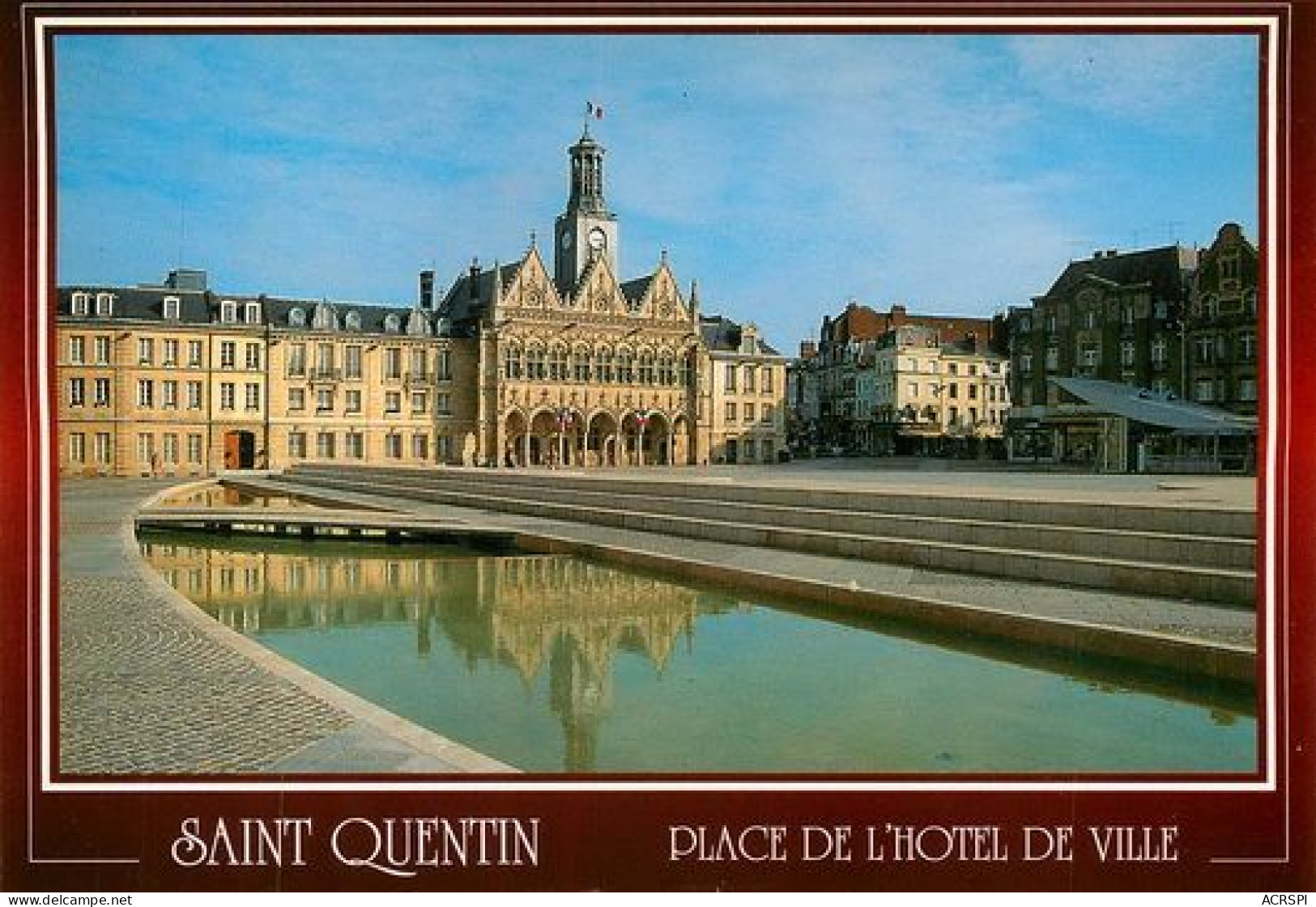 SAINT QUENTIN  Place De L'hotel De Ville  35   (scan Recto-verso)MA2178Bis - Saint Quentin