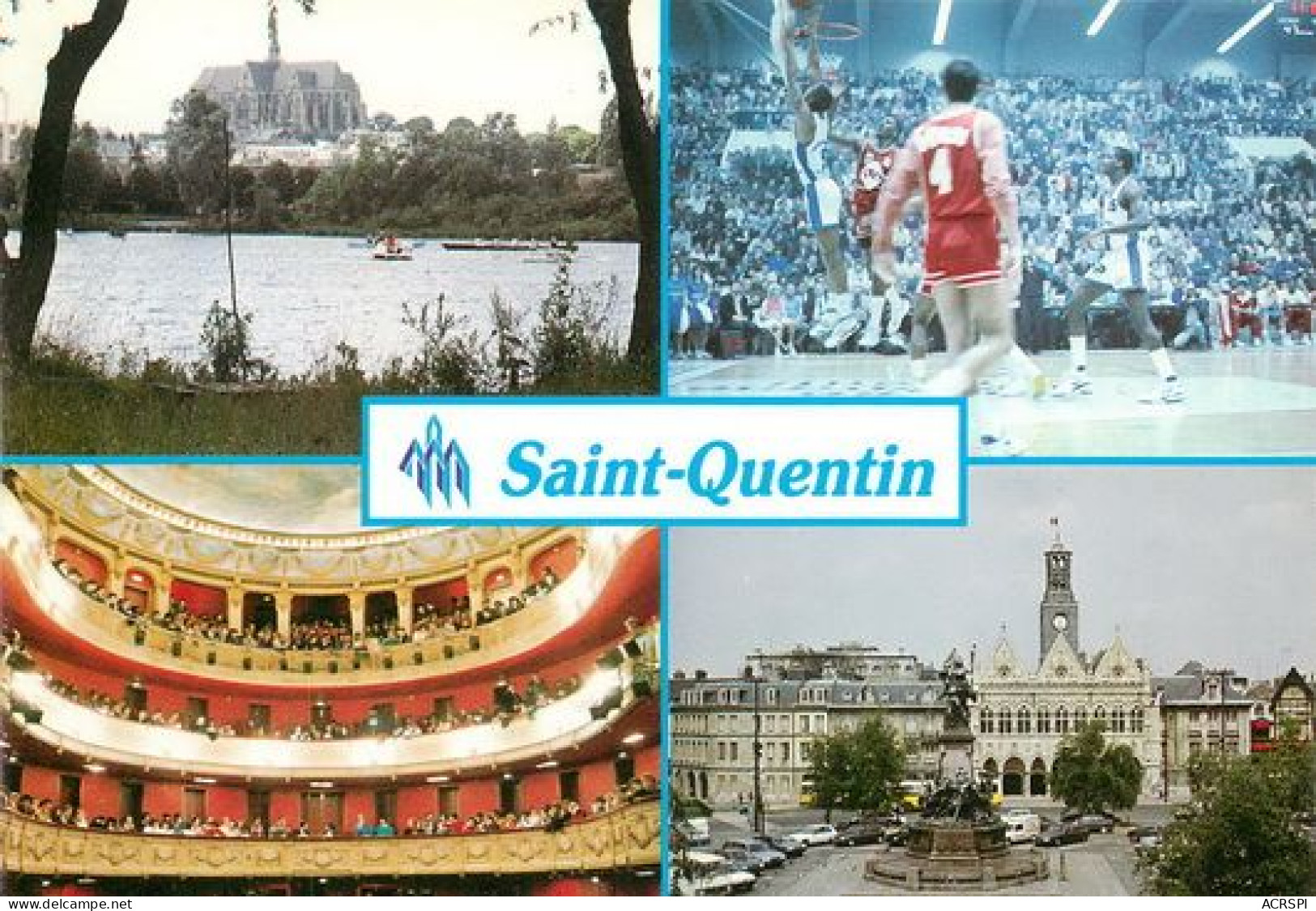 SAINT QUENTIN  Multivue SQBB Nationale A  34   (scan Recto-verso)MA2178Bis - Saint Quentin