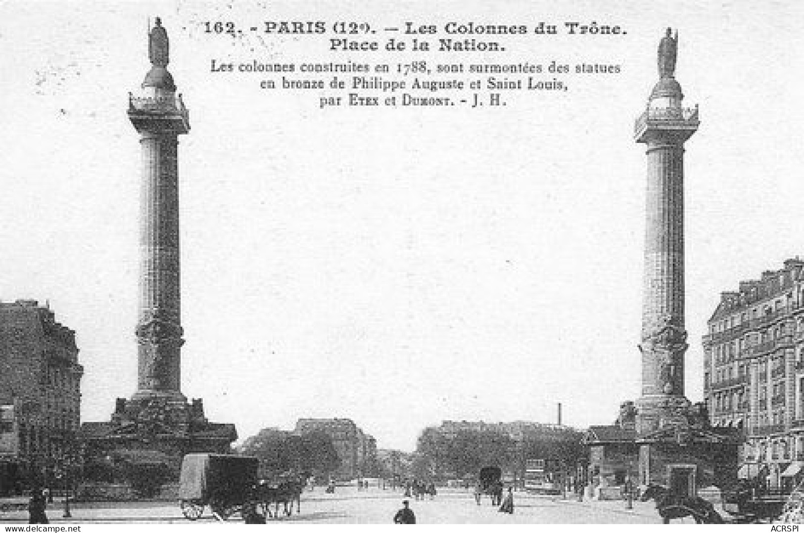 PARIS  Nation Les Colonnes Du Trone  29   (scan Recto-verso)MA2176Ter - Distretto: 11