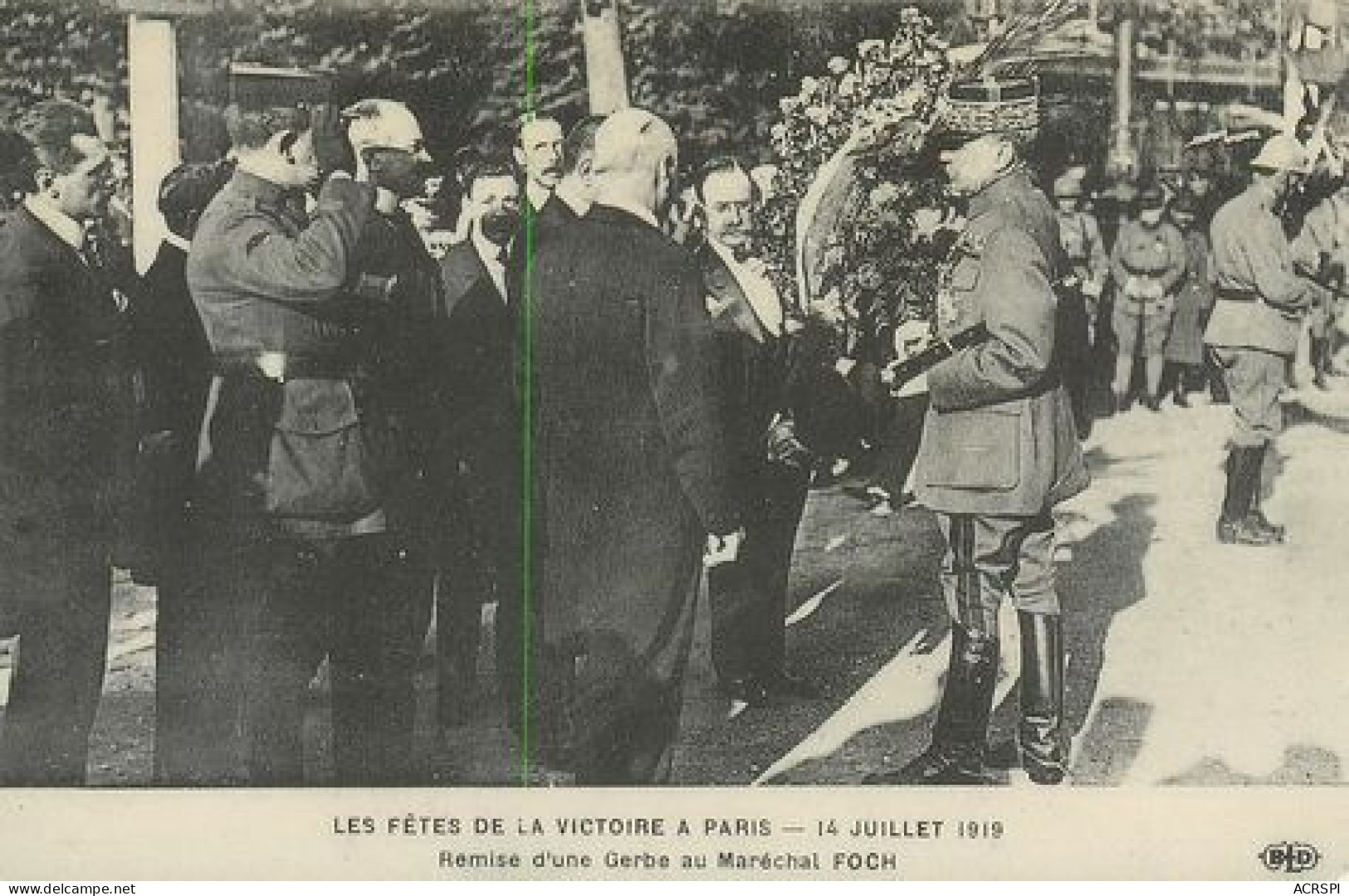 PARIS  Remise De Gerbe Au Marechal Foch 22   (scan Recto-verso)MA2176Ter - District 09