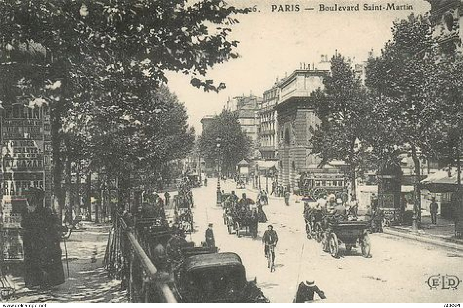 PARIS  Boulevard Saint Martin  18   (scan Recto-verso)MA2176Ter - Arrondissement: 10