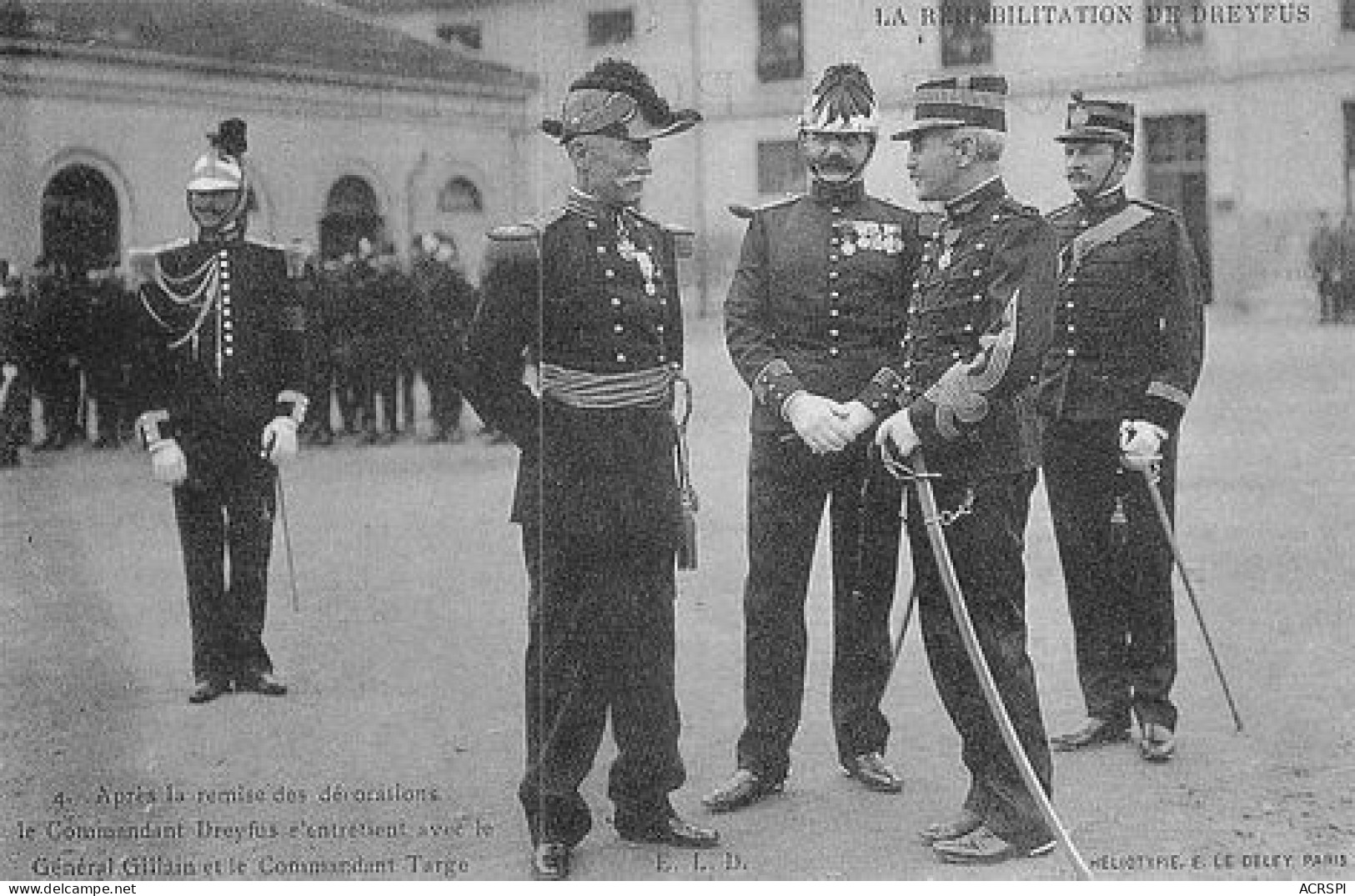 PARIS  Alfred DREYFUS General GILLAIN Et Commandant TARGE   23   (scan Recto-verso)MA2176Ter - Paris (09)