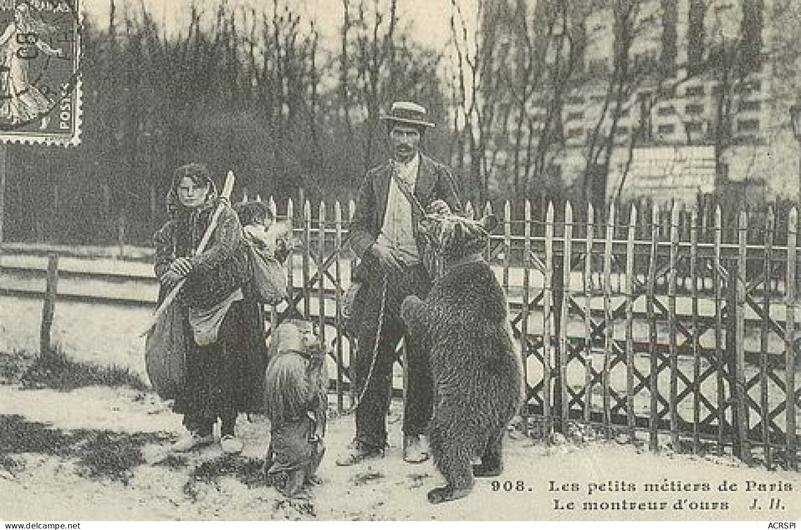 PARIS  Montreur D'ours  16   (scan Recto-verso)MA2176Ter - Arrondissement: 16