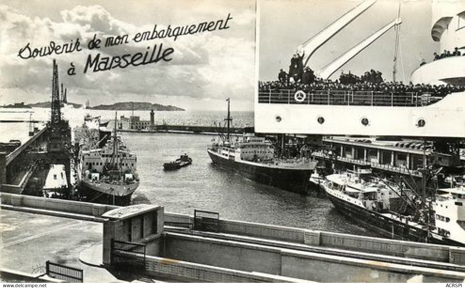 MARSEILLE Embarcadère Quai De La JOLIETTE   3   (scan Recto-verso)MA2176Ter - Joliette, Zona Portuaria