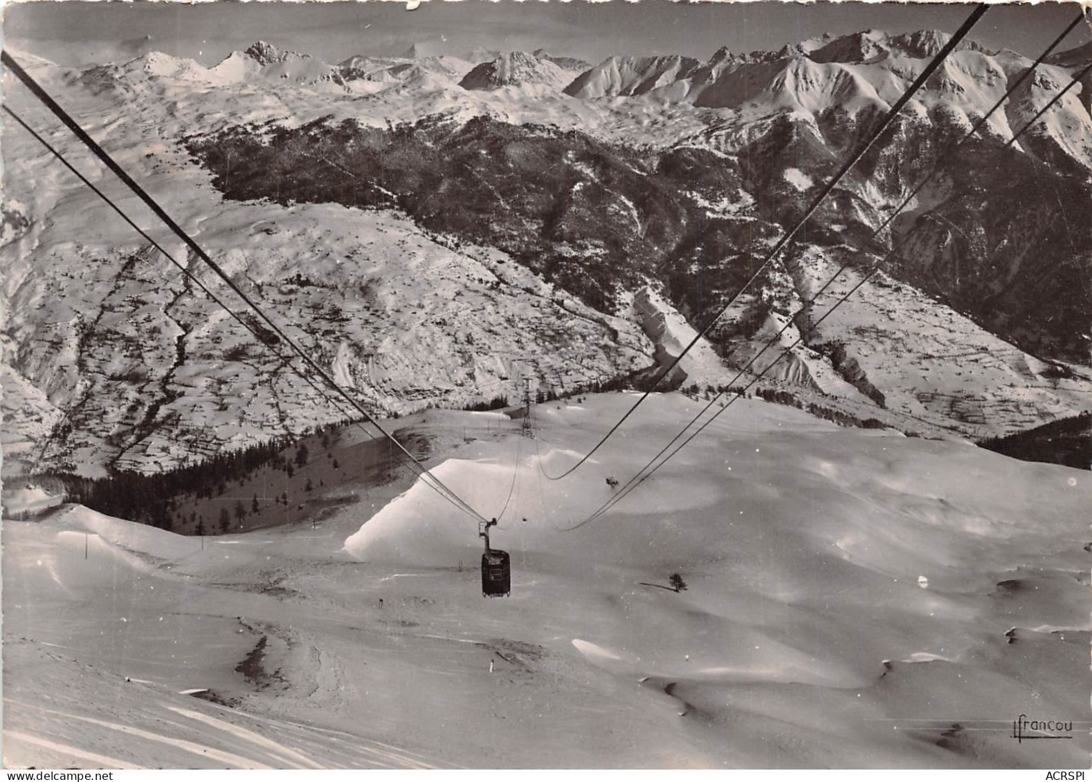 Telepherique De SERRE CHEVALIER Panorama Vu De La Station Superieure 29(scan Recto-verso) MA2178 - Serre Chevalier