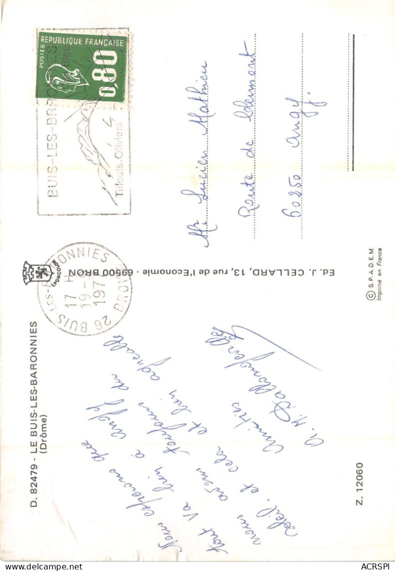 BUIS LES BARONNIES 30(scan Recto-verso) MA2197 - Buis-les-Baronnies