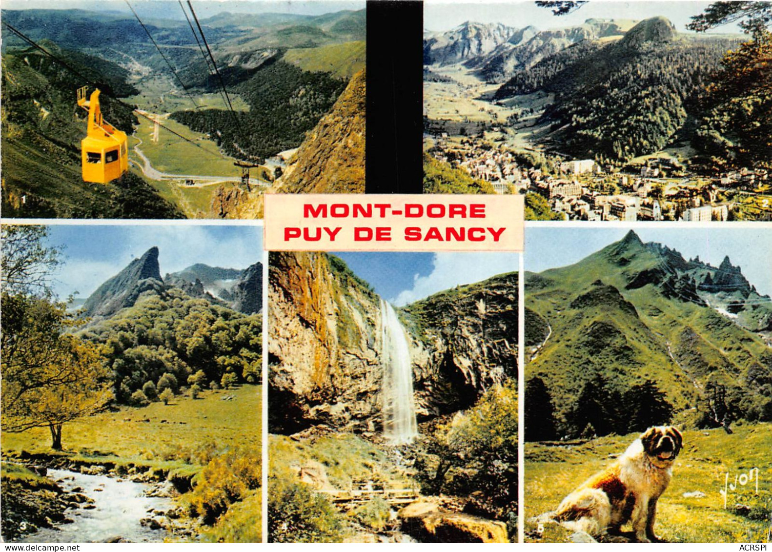 LE MONT DORE PUY DE SANCY Les Aiguilles Du Diable Et Telepherique Du Sancy 4(scan Recto-verso) MA2198 - Le Mont Dore