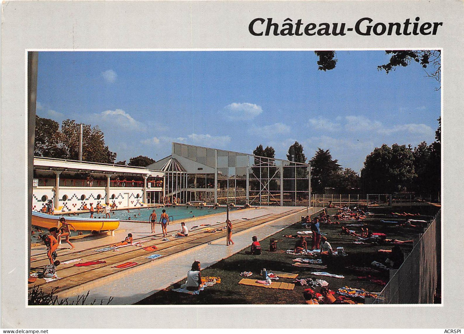 CHATEAU GONTIER La Piscine 22(scan Recto-verso) MA2196 - Chateau Gontier