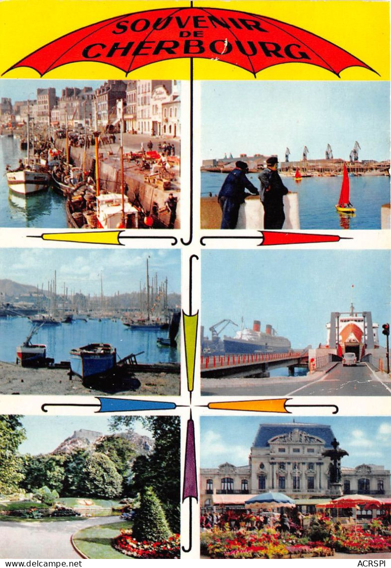 CHERBOURG Quai Coligny Bassin Des Yachts Jardin Public 28(scan Recto-verso) MA2195 - Cherbourg