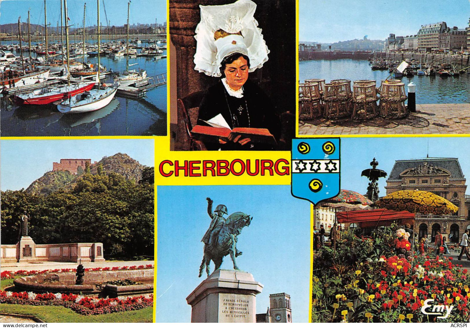 CHERBOURG Le Bassin Des Yachts Le Port Et Le Quai Coligny 30(scan Recto-verso) MA2195 - Cherbourg