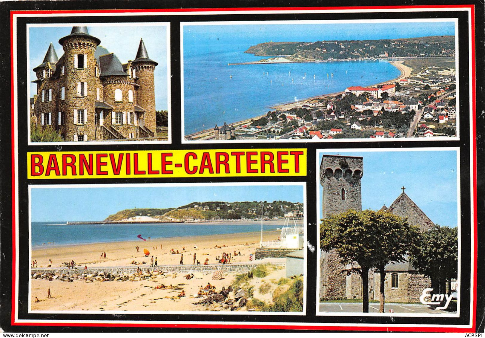 BARNEVILLE CARTERET Le Chateau Patrick Vue Generale Aerienne 6(scan Recto-verso) MA2195 - Barneville