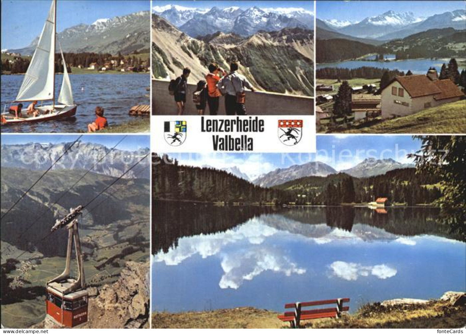 12521410 Valbella Lenzerheide Segelboot Gondelbahn  Valbella Lenzerheide - Autres & Non Classés