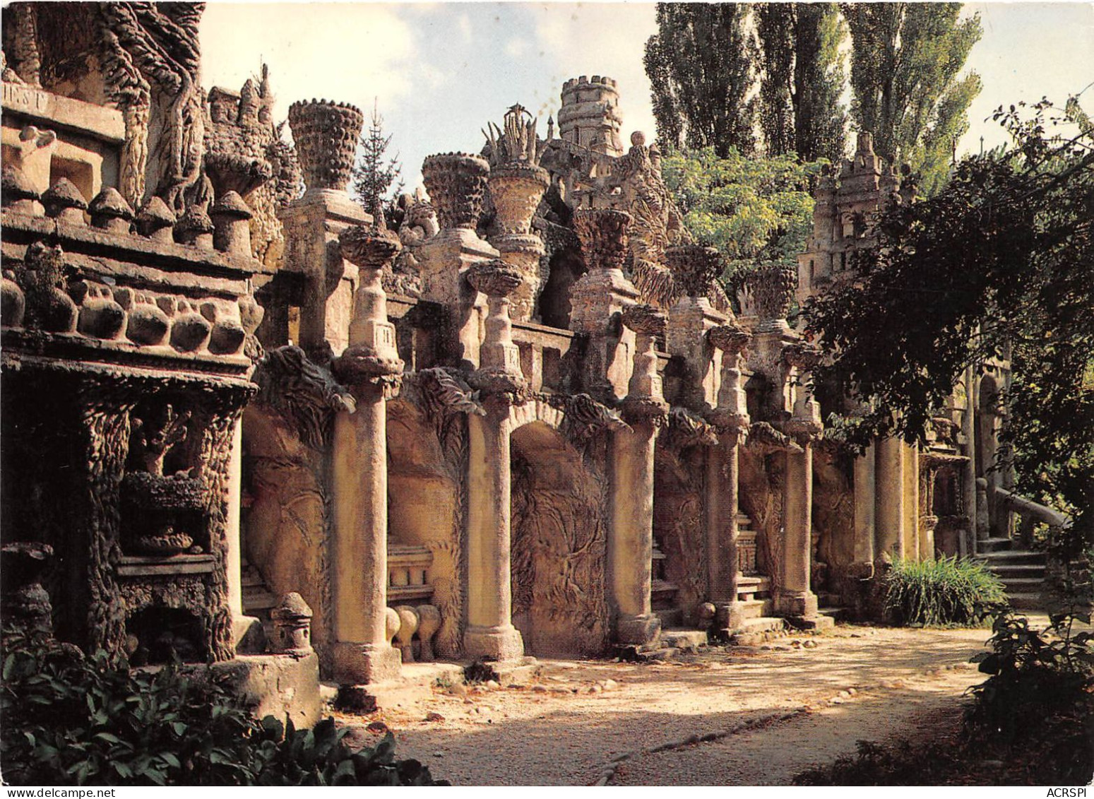 HAUTERIVES Le Palais Ideal Oeuvre Du Facteur Cheval 24(scan Recto-verso) MA2192 - Hauterives