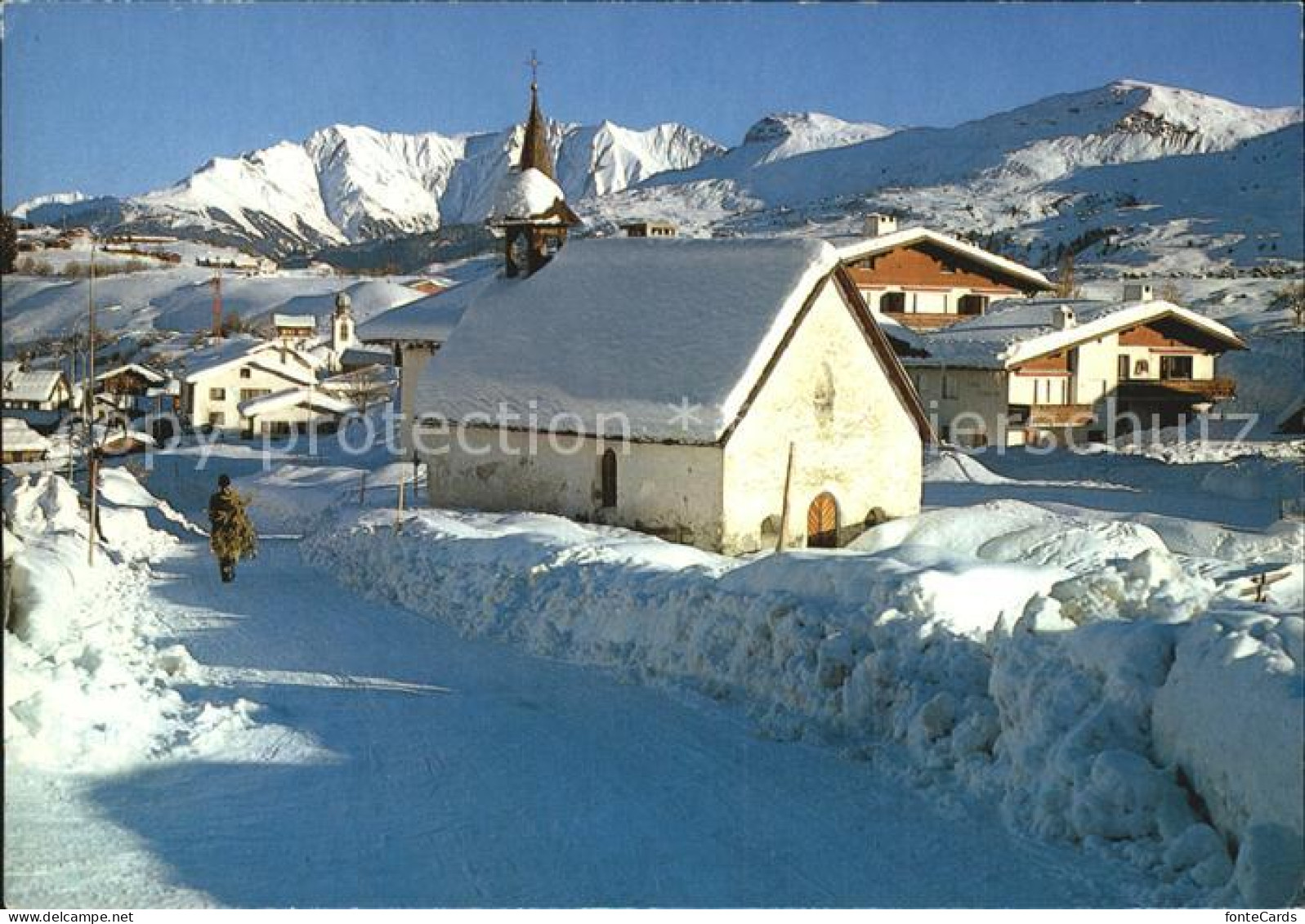 12521398 Brigels Kapelle Sogn Giachen Signina-Gruppe Breil - Autres & Non Classés