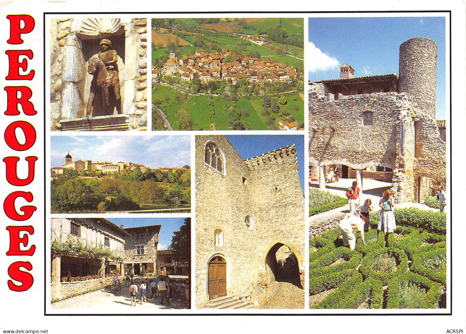 PEROUGES Cite Medievale 15(scan Recto-verso) MB2300 - Pérouges