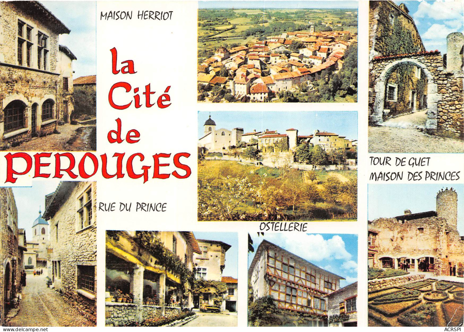 PEROUGES Cite Medievale 14(scan Recto-verso) MB2300 - Pérouges