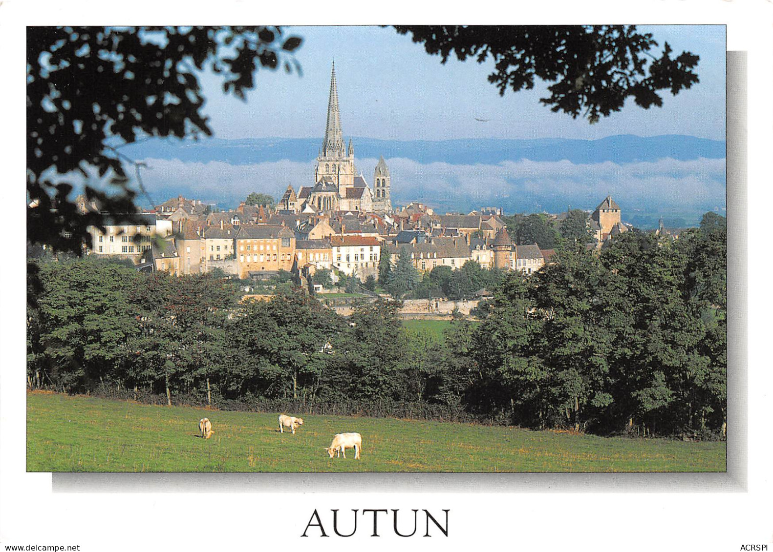 AUTUN La Ville Dominee Par La Cathedrale St Lazare 2(scan Recto-verso) MB2301 - Autun