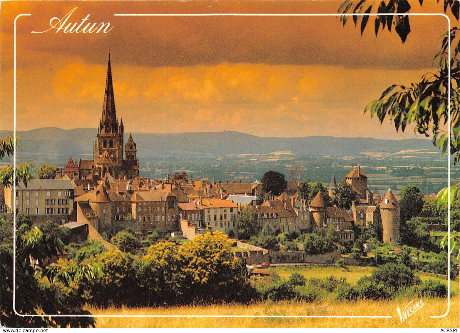 AUTUN Vue Panoramique Sur La Ville Medievale Les Remparts 5(scan Recto-verso) MB2301 - Autun