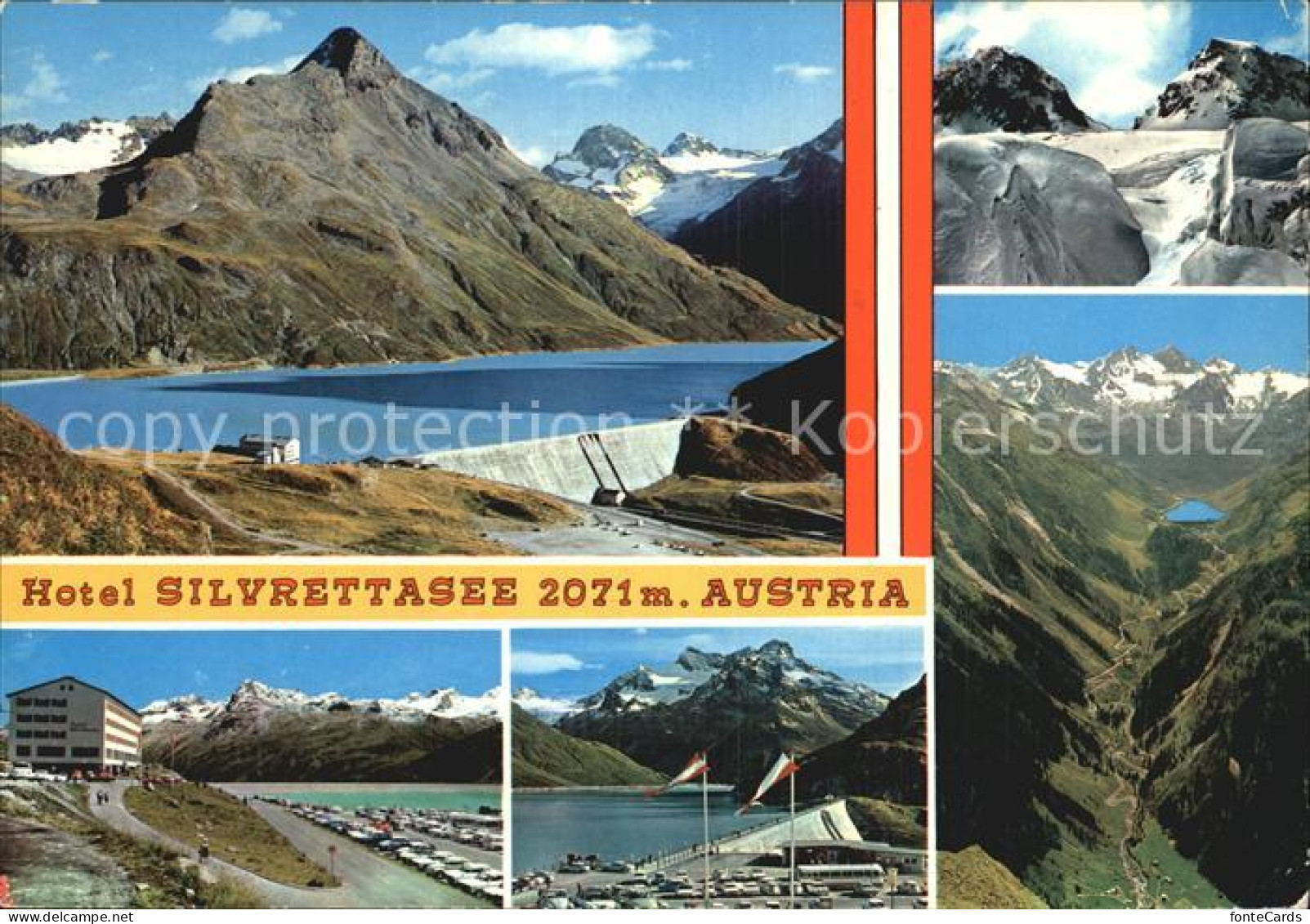 12517963 Silvrettasee Hotel Silvrettasee Mit Staumauer Silvretta - Other & Unclassified
