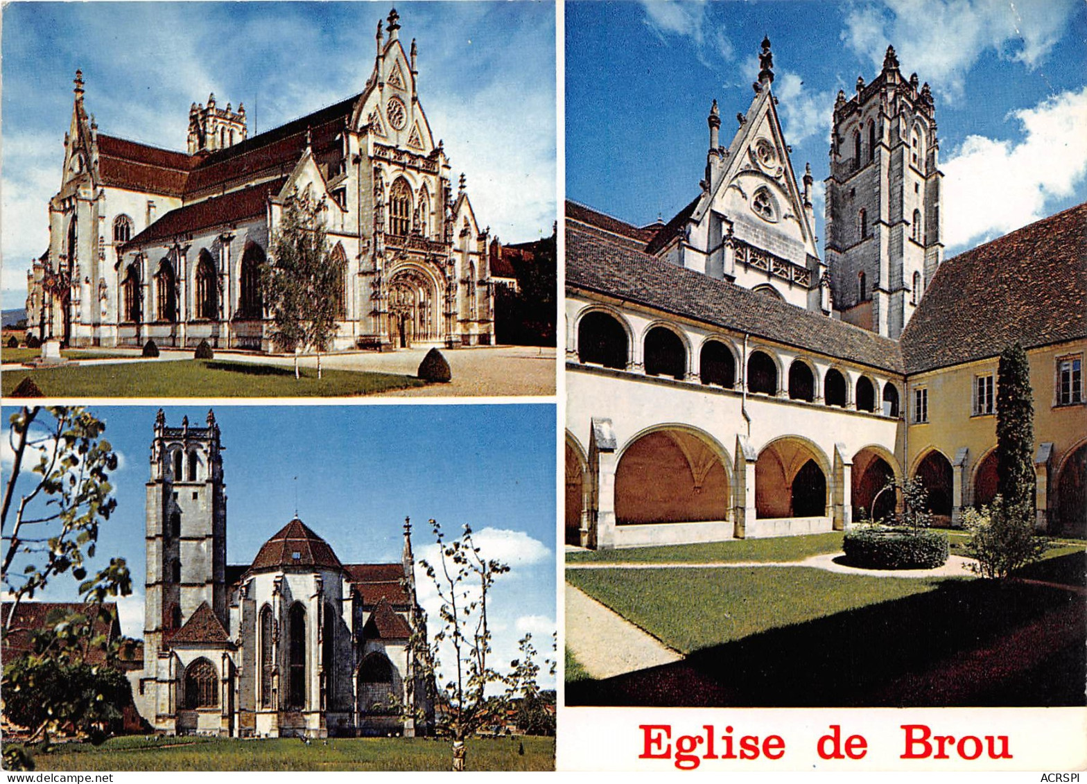 BOURG EN BRESSE Eglise De Brou L Un Des Plus Parfaits Edifices Du Style Flamboyant 13(scan Recto-verso) MB2305 - Eglise De Brou