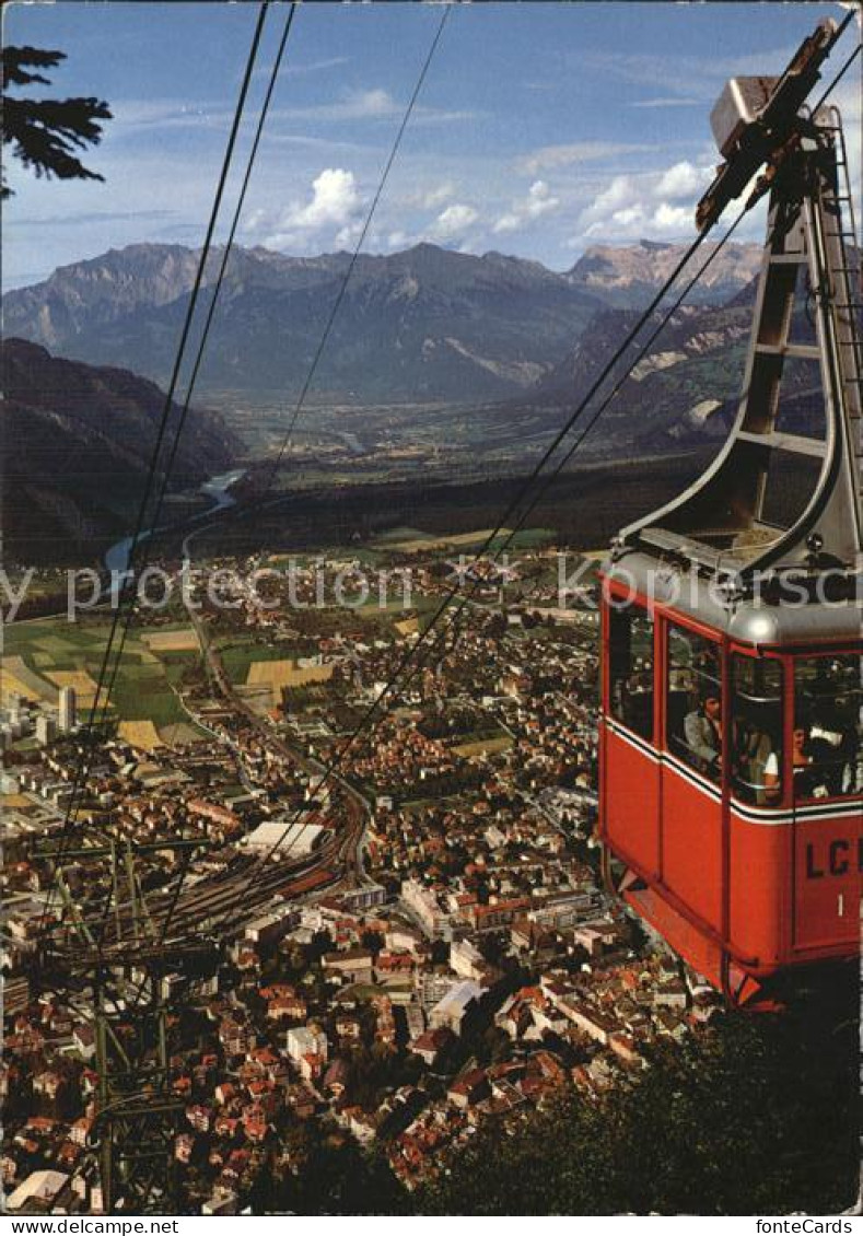 12516812 Chur GR Luftseilbahn Brambrueesch Chur - Autres & Non Classés