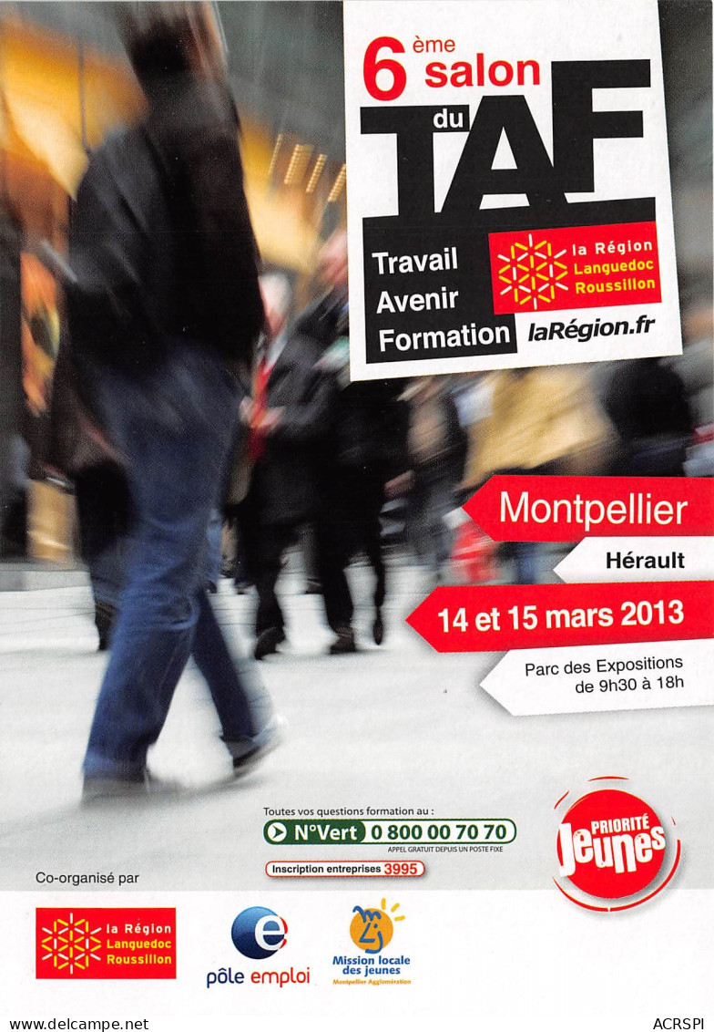 MONTPELLIER  6 EME Salon Du TAF 8(scan Recto-verso) MB2310 - Reclame