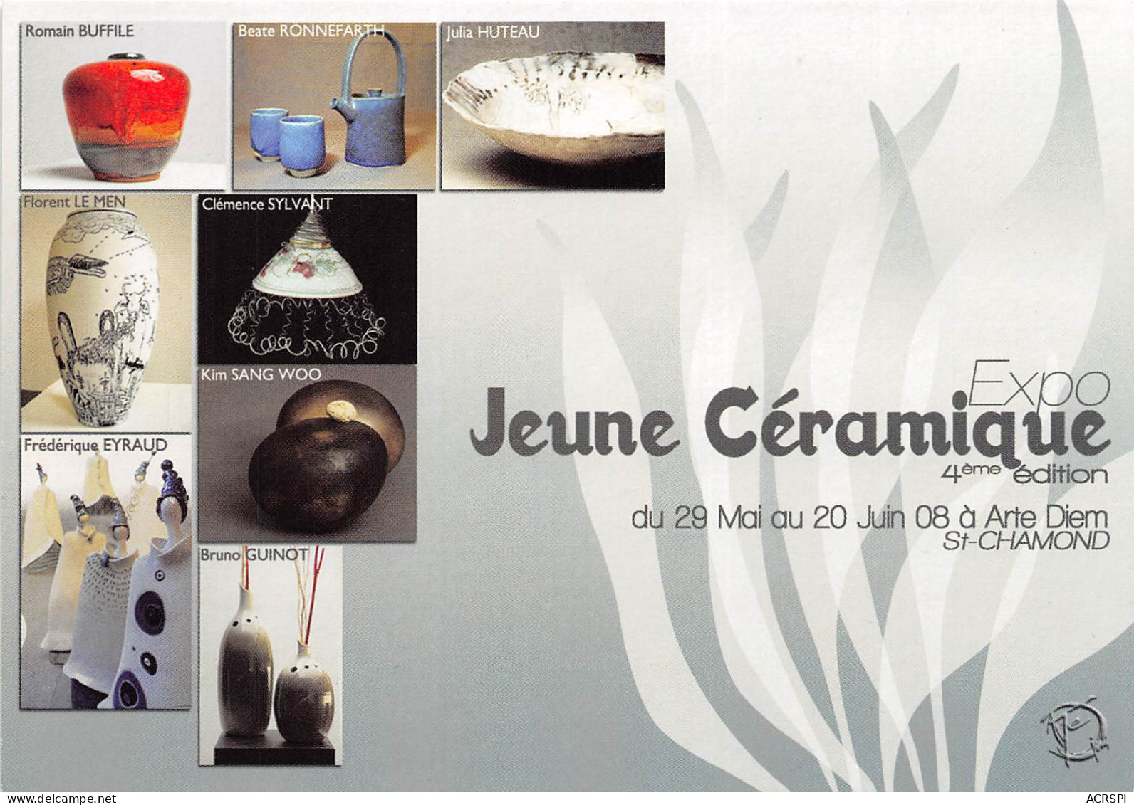 Jeune Ceramique EXPO ST CHAMOND 11(scan Recto-verso) MB2310 - Publicité