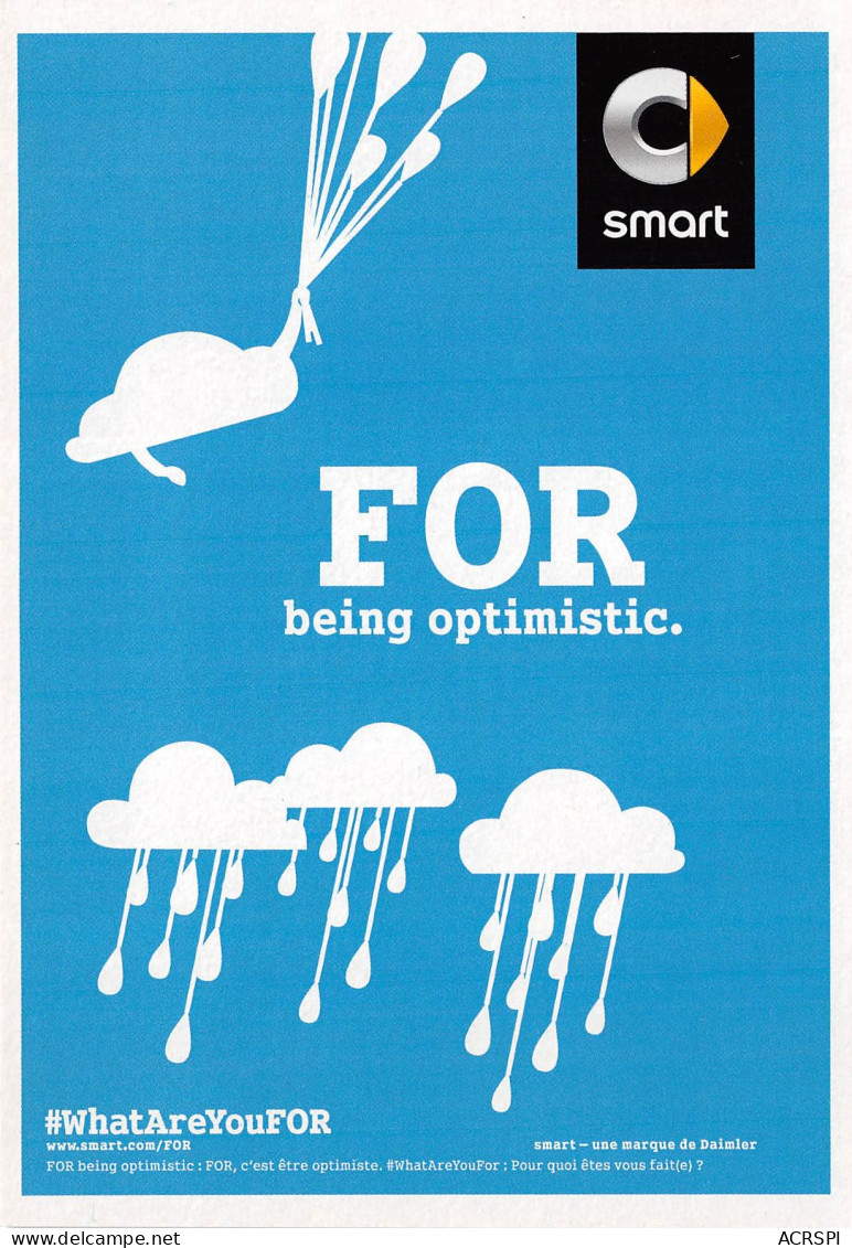 FOR Being Optimistic 14(scan Recto-verso) MB2310 - Publicité