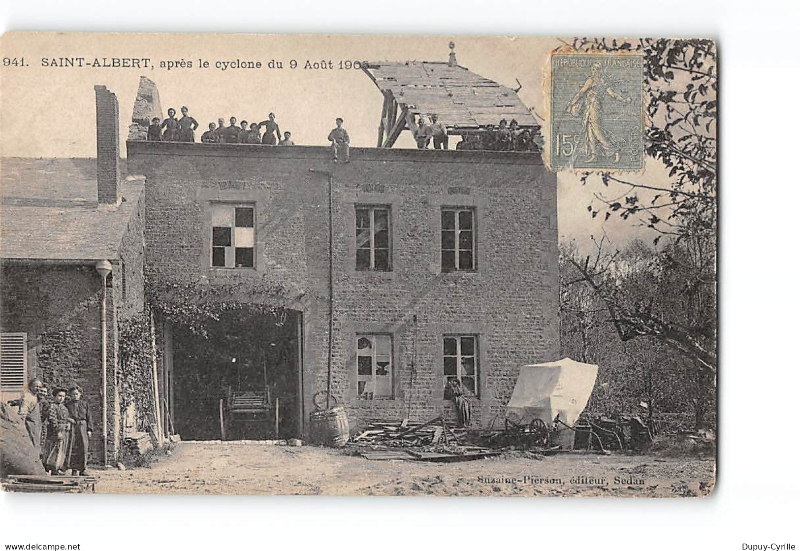 SAINT ALBERT Après Le Cyclone Du 9 Août 1905 - Très Bon état - Andere & Zonder Classificatie