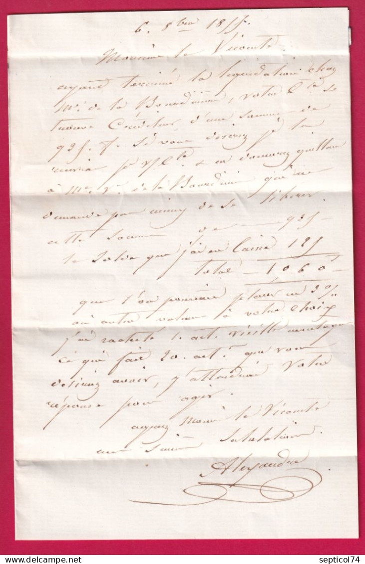 N°14 ROULETTE ETOILE ROUTE 12 PARIS INDCIE 16 POUR ILLE ET VILAINE LETTRE - 1849-1876: Période Classique