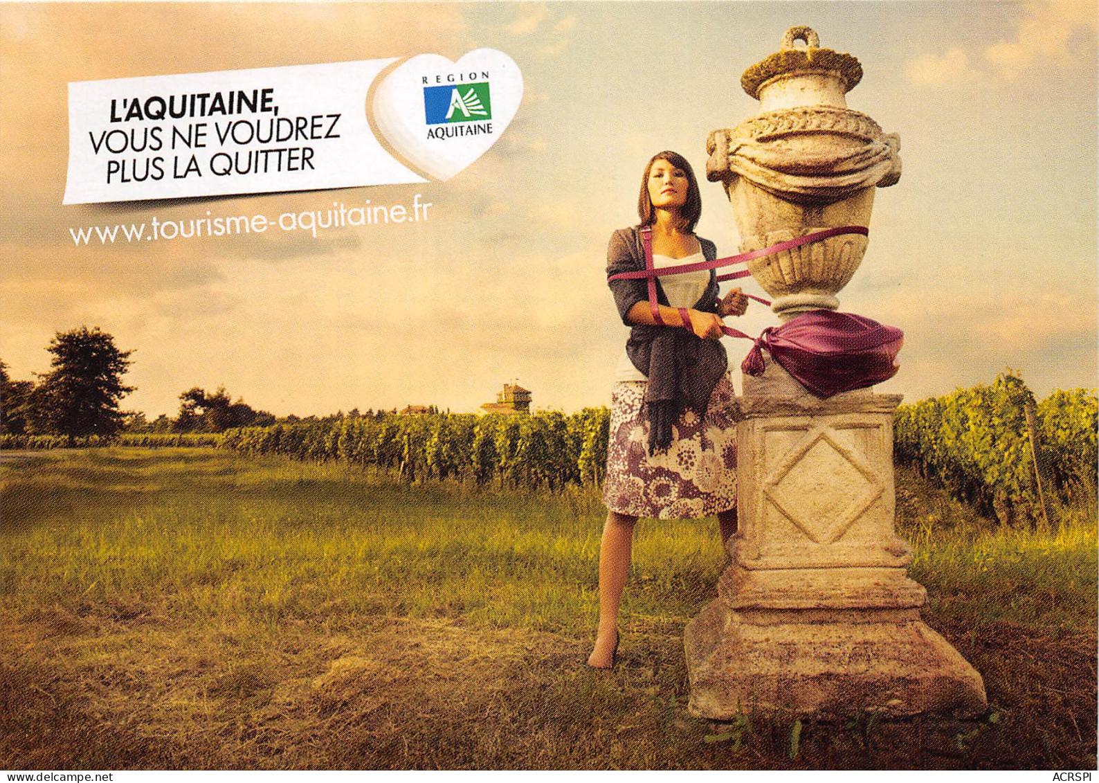 L AQUITAINE Vous Ne Voudrez Plus La Quitter 2(scan Recto-verso) MB2311 - Werbepostkarten