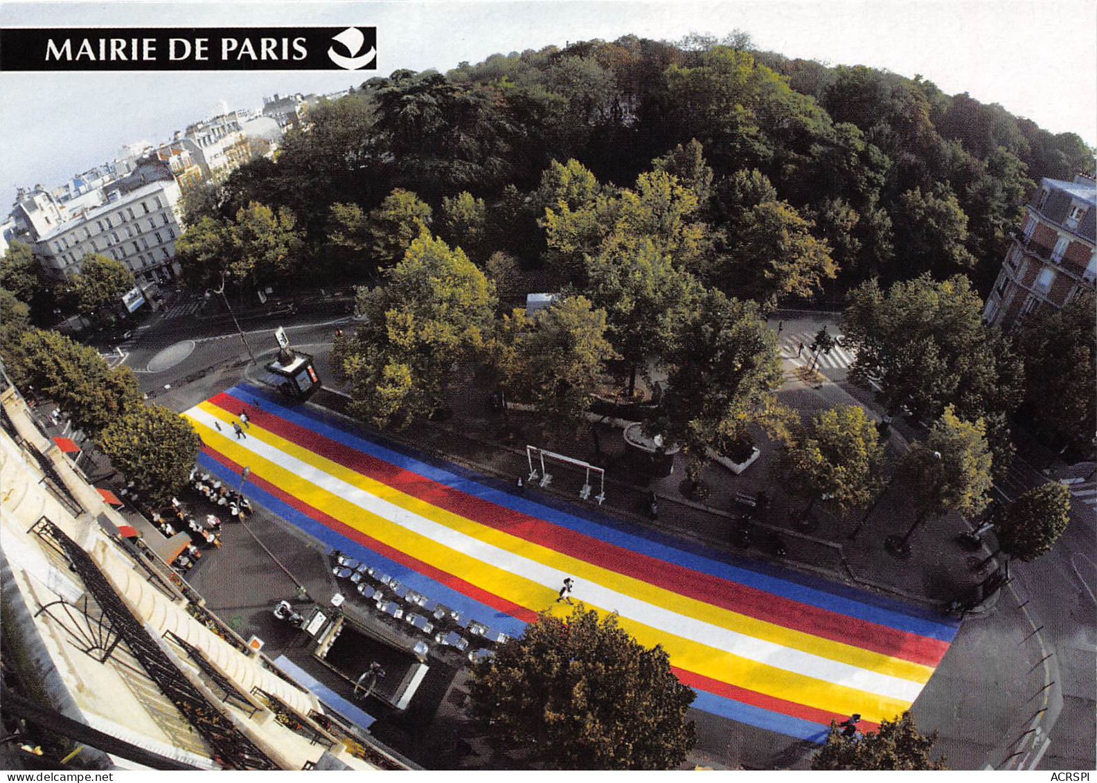 MAIRIE DE PARIS Peinture Au Sol 4(scan Recto-verso) MB2311 - Publicité