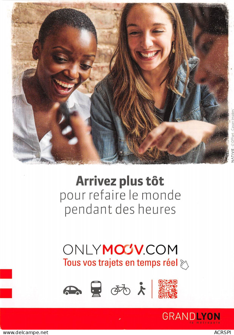 Arrivez Plus Tot Pour Refaire Le Monde ONLY MOOVCOM 8(scan Recto-verso) MB2311 - Werbepostkarten