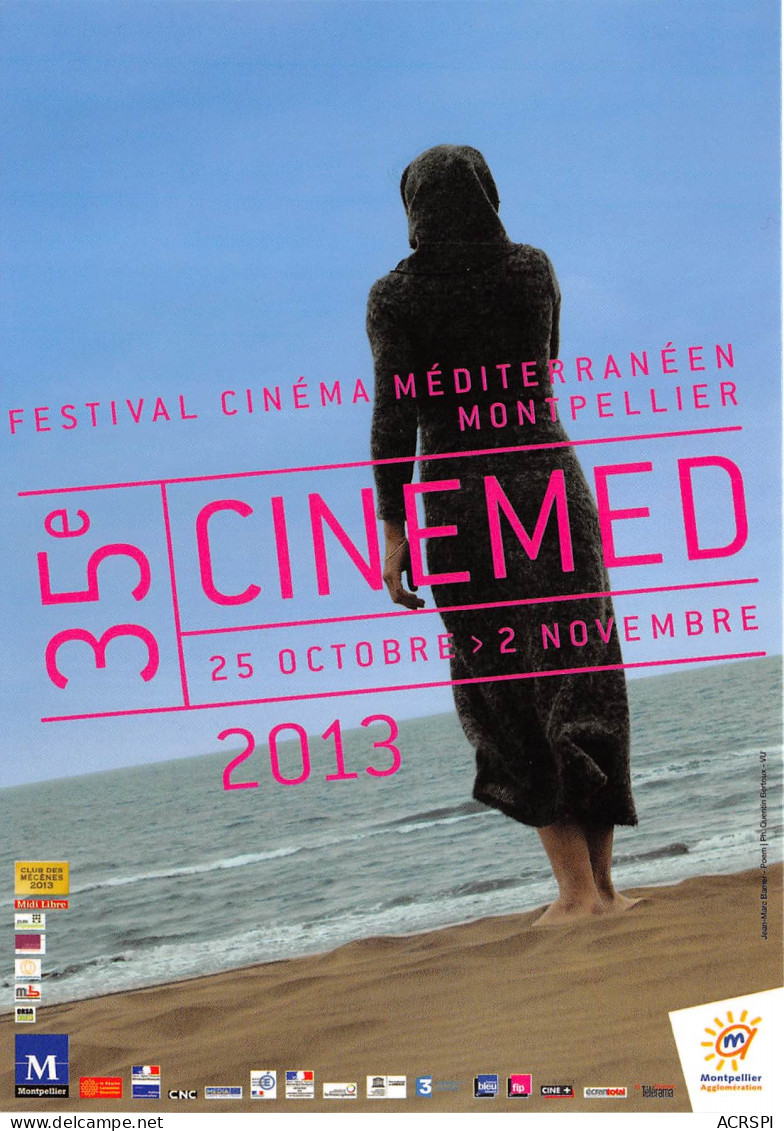 FESTIVAL CINEMA MEDITERRANEEN MONTPELLIER 9(scan Recto-verso) MB2311 - Werbepostkarten