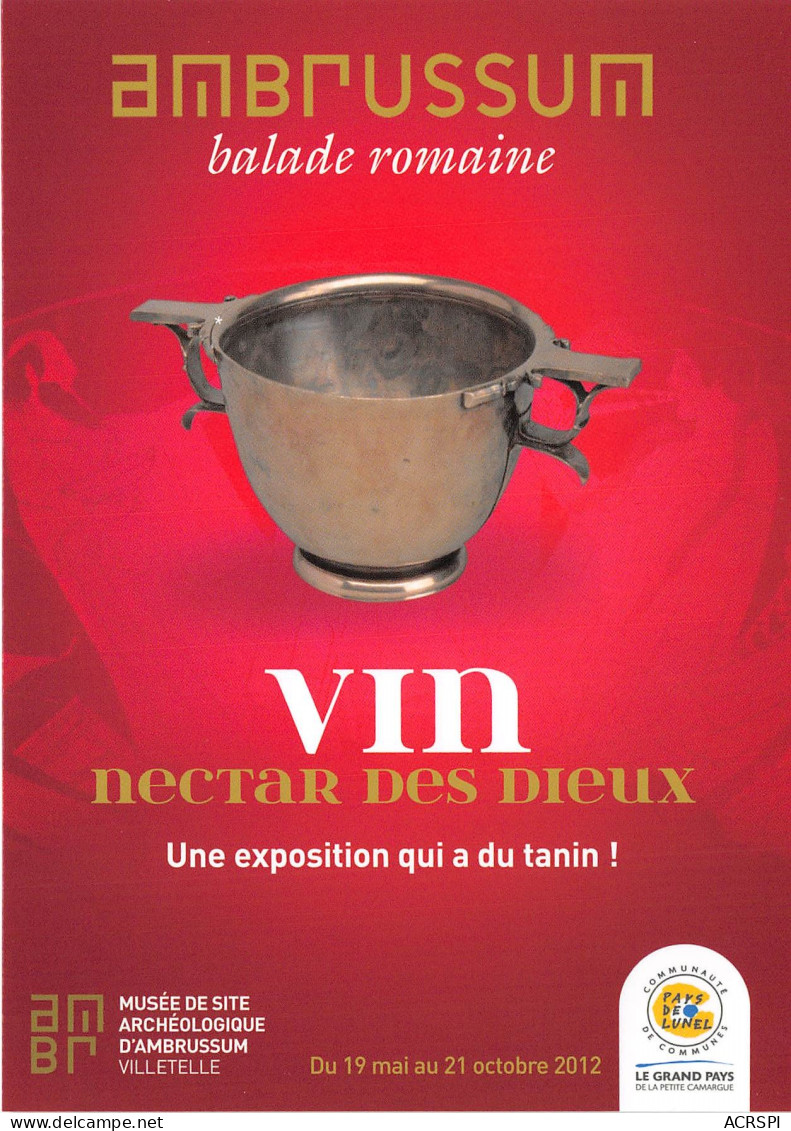AMBRUSSUM Balade Romaine Vin Nectar Des Dieux 23(scan Recto-verso) MB2311 - Werbepostkarten
