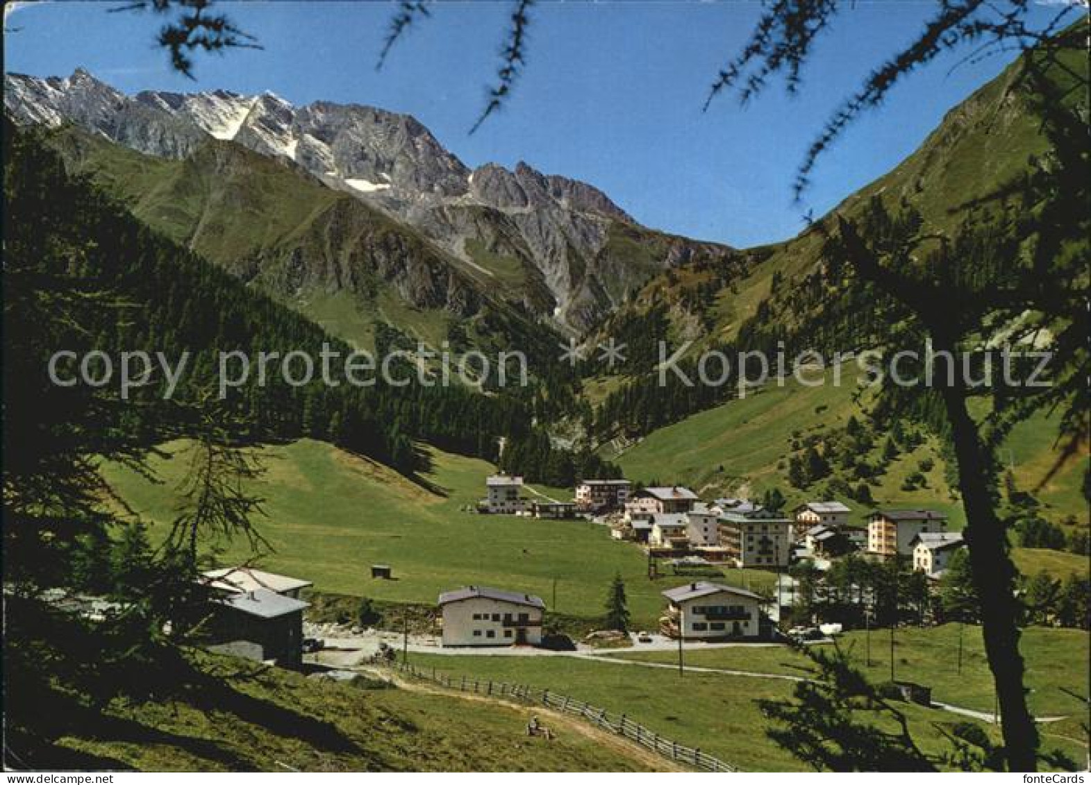 12516380 Samnaun Dorf Blick Gegen Zeblesjoch Samnaun Dorf - Autres & Non Classés