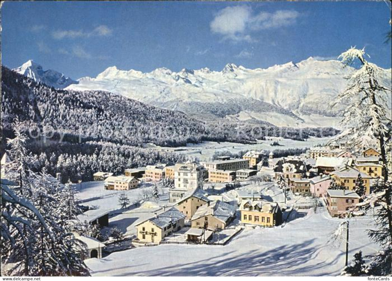 12515563 Pontresina Mit Julierkette Pontresina - Other & Unclassified